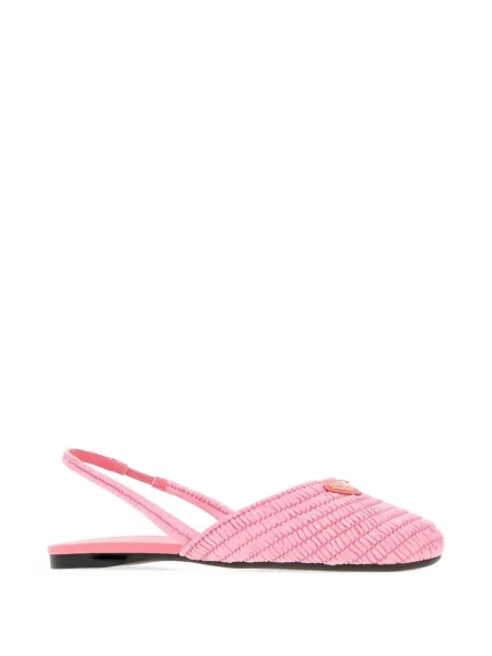 Papuci tip mules Prada slingback roz