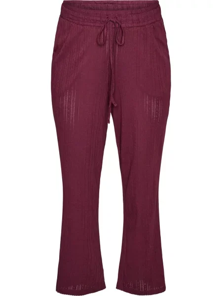 Zizzi Pantaloni de pijama Pointy mauve
