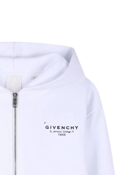 Bluza z kapturem dziecięca Givenchy biała