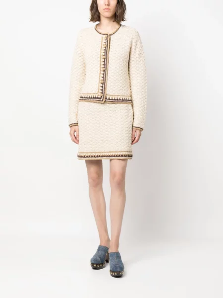 Megztas sijonas Tory Burch aukštu liemeniu