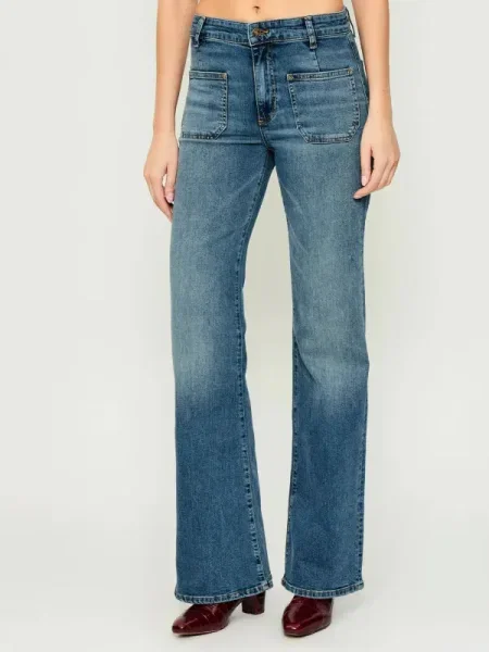 Joop! Blugi Elea | flare fit albastru