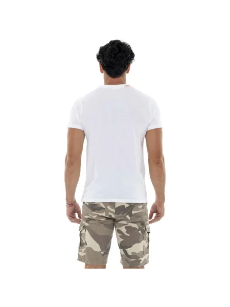 Scurt tricou Leone 1947 cu mâneci scurte alb