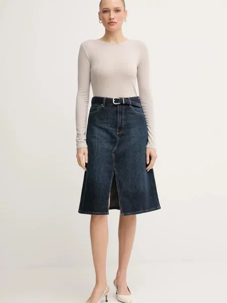 Лонгслів з домішкою вовни Mos Mosh PETRI бежевий