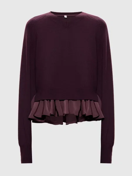 Пуловер подвійної конструкції 3.1 Phillip Lim фіолетовий