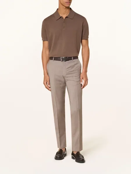 Joop! Garnitur Herby-Blayr Slim Fit beige beżowy