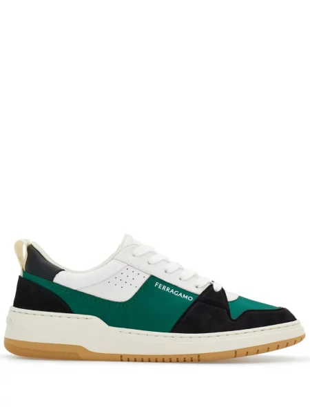 Sneakerși Ferragamo verde