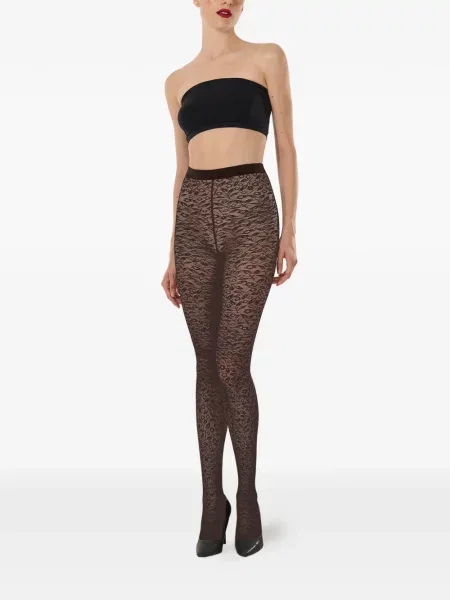 Dresuri Wolford cu model floral maro