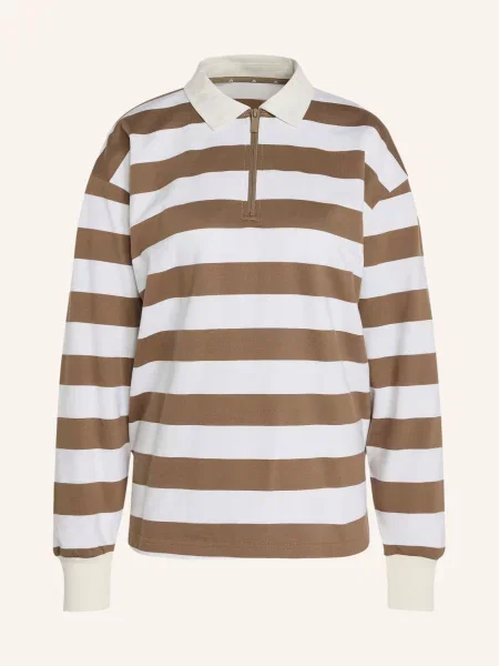 Adidas Polokošile S Límečkem Essentials Contemporary French Terry černošedá bílá