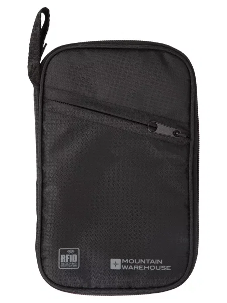 Portfel na dokumenty z zabezpieczeniem RFID Black