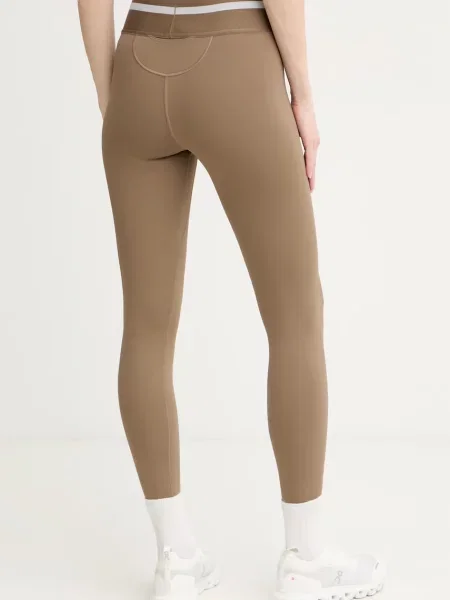 Calvin Klein Performance legginsy sportowe brązowe
