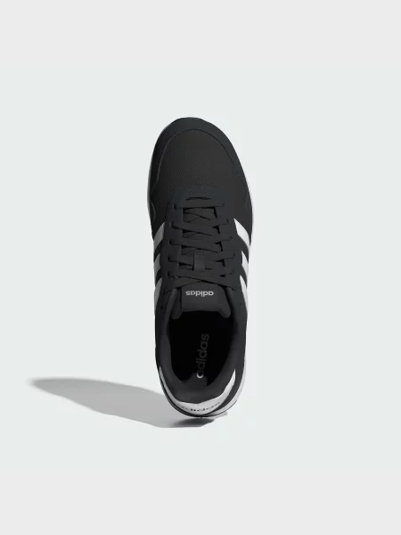 Кожаные кроссовки Adidas черные