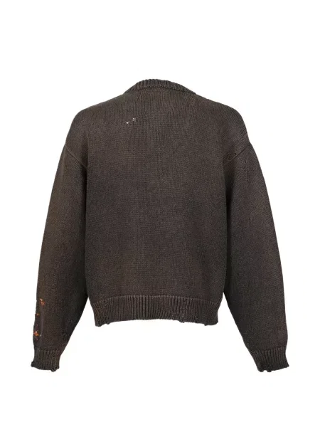 Pulover Maison Mihara Yasuhiro din jacard gri