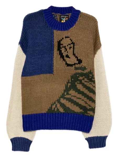 Sweter dziecięcy Kidsuper brązowy