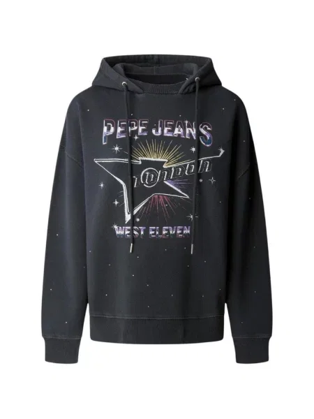 Geacă de blugi Pepe Jeans negru