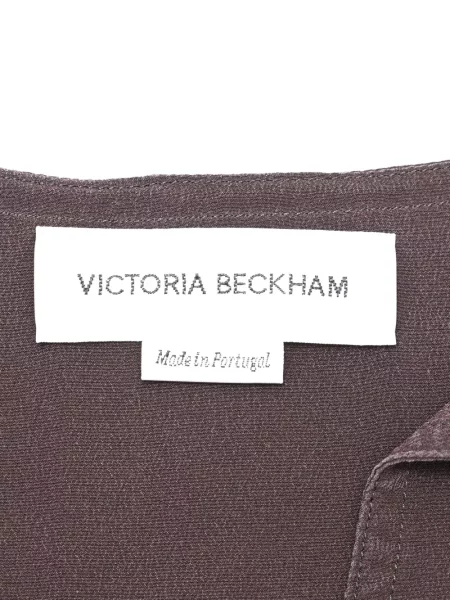 Блуза Victoria Beckham кафяво