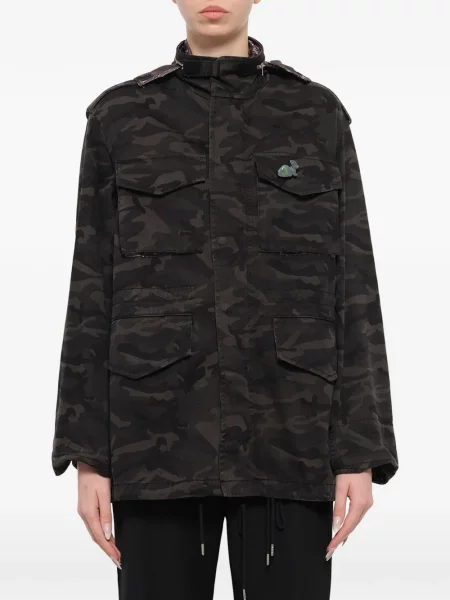 Geacă Marc Jacobs cu imagine cu model camuflaj negru
