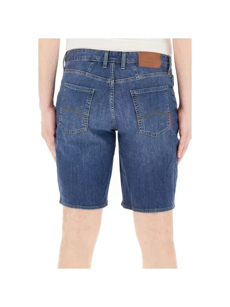 Szorty jeansowe Armani Exchange niebieskie