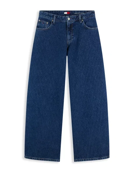 Tommy Jeans Jeans DAISY fumuriu / închis albastru