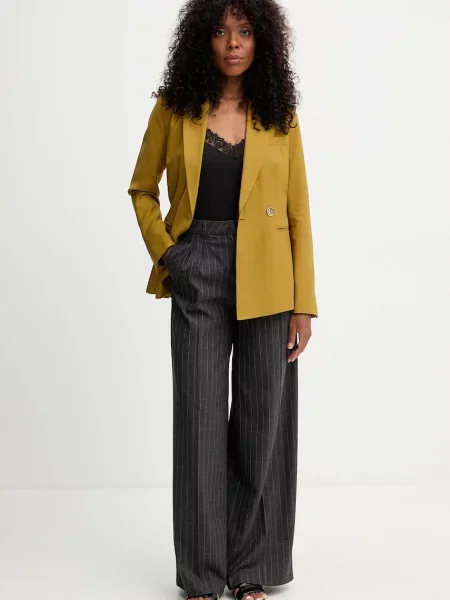 Піджак Morgan двобортний однотонний VIJA.F жовтий