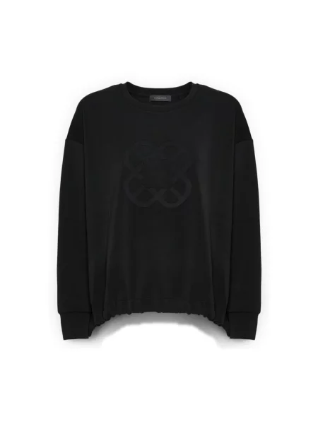 Bluza Elena Miro' z logo czarna