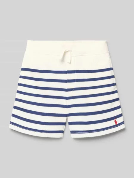 Szorty dresowe z mieszanki bawełny krój regular fit Polo Ralph Lauren białe