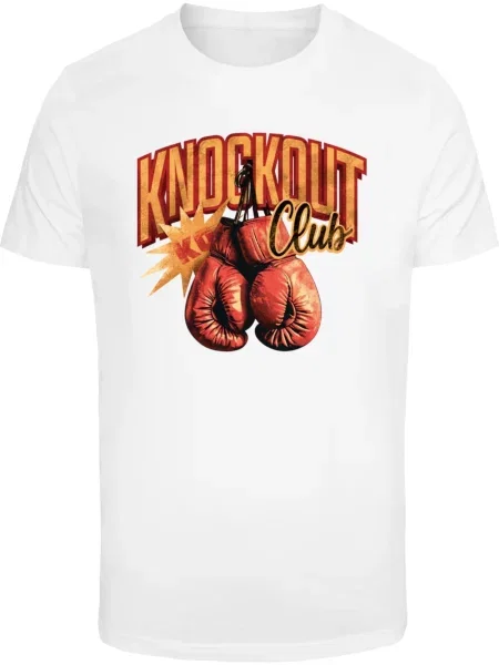 Mister Tee Póló Knockout Club narancs / piros / fekete fehér