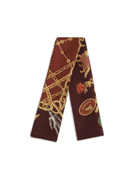 Chusta Burberry czerwona