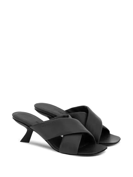 Papuci tip mules Ferragamo negru