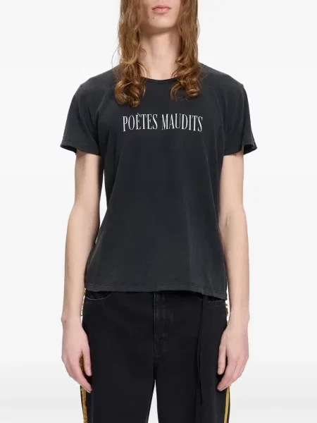 Tricou Ann Demeulemeester cu imagine gri