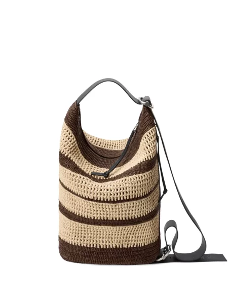 Rucsac Loewe cu dungi maro