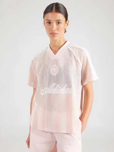 ADIDAS ORIGINALS Majica Summer Glow pastelno žuta / pastelno ljubičasta / svijetloroza bijela
