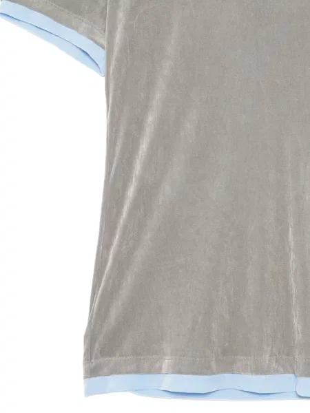 Tricou Jnby de catifea gri