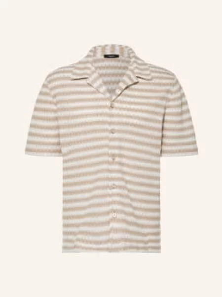 Reiss Wzorzysta Koszula Island Comfort Fit weiss biała
