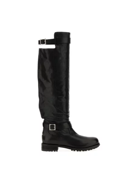 Kozaki Jimmy Choo skórzane czarne