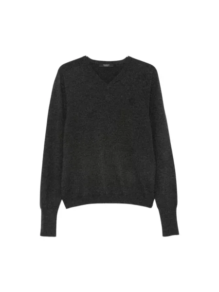 Sweter Gucci z kaszmiru szary