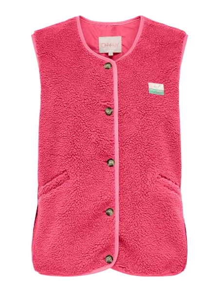 ONLY Vestă ONLBABY zmeură roz