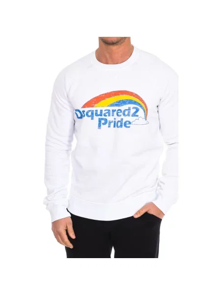 Mikina Dsquared bílá