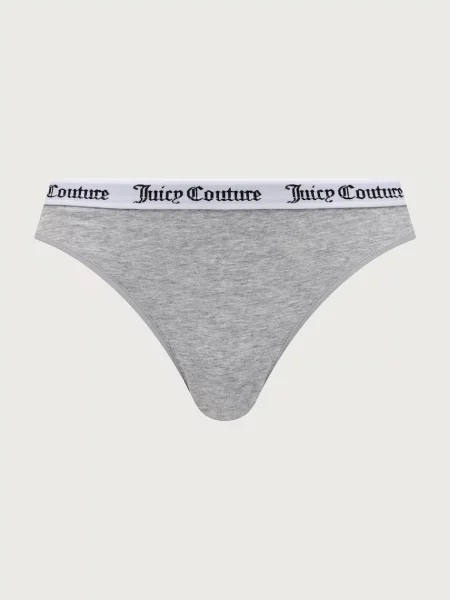 Juicy Couture nohavičky dámske s elastanom DIDDY BRIEF PK sivá