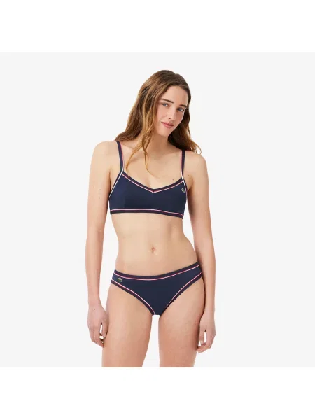 Lacoste Góra Od Bikini granatowa