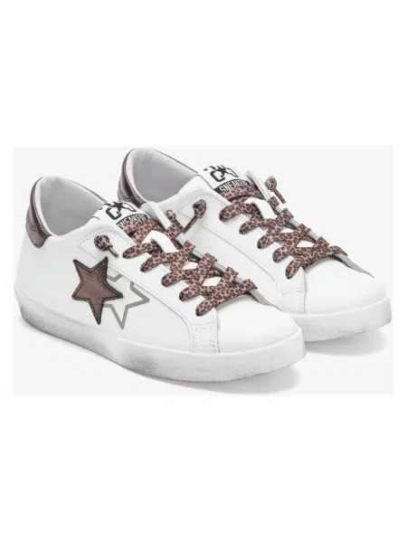 Sneakersy 2star skórzane białe