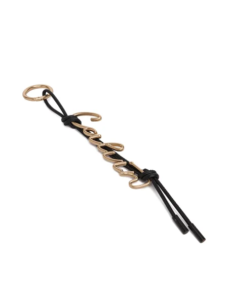 Kulcstartó Calvin Klein Knotted Script Hw Bag Charm Fekete sárga
