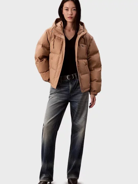 Джинсова куртка Calvin Klein Jeans бежева