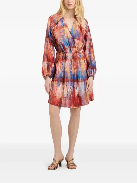 Rochie mini Momoni de mătase roșu