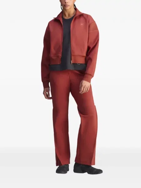 Pulover Adidas By Stella Mccartney cu imagine portocaliu