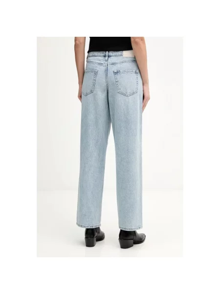Jeansy straight leg Dkny niebieskie