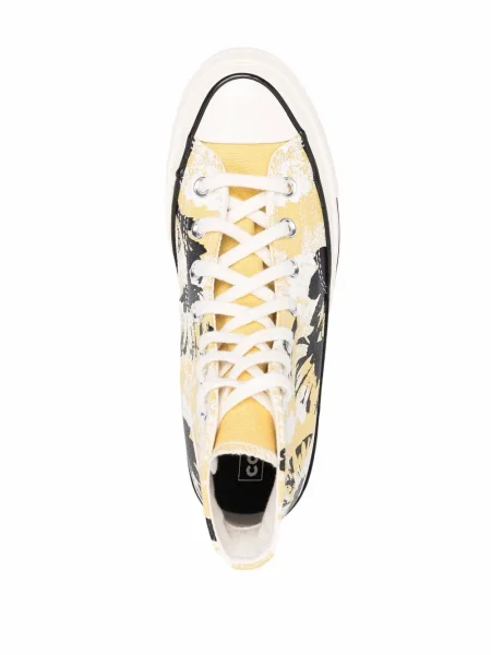 Sneakerși Converse Chuck 70 cu model floral galben