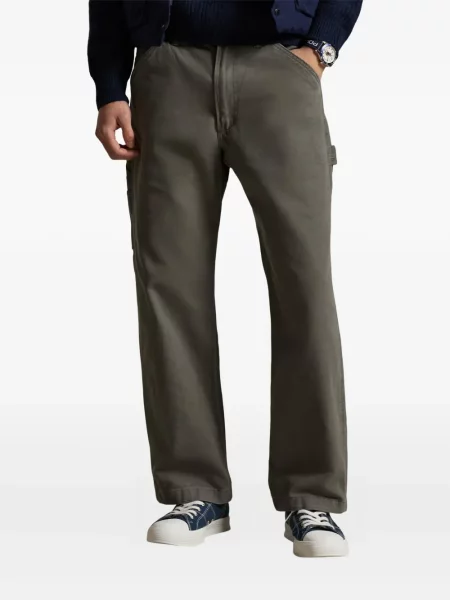 Șapcă Polo Ralph Lauren cu broderie din țesătură twill în carouri albastru