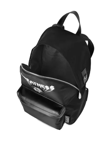 Rucsac Philipp Plein cu imagine negru