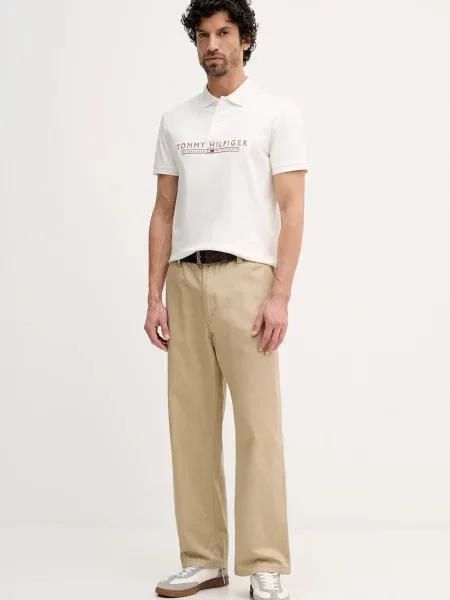 Πόλο Tommy Hilfiger άσπρο λευκό
