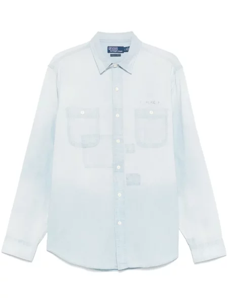 Pruhovaná košile Polo Ralph Lauren žlutá